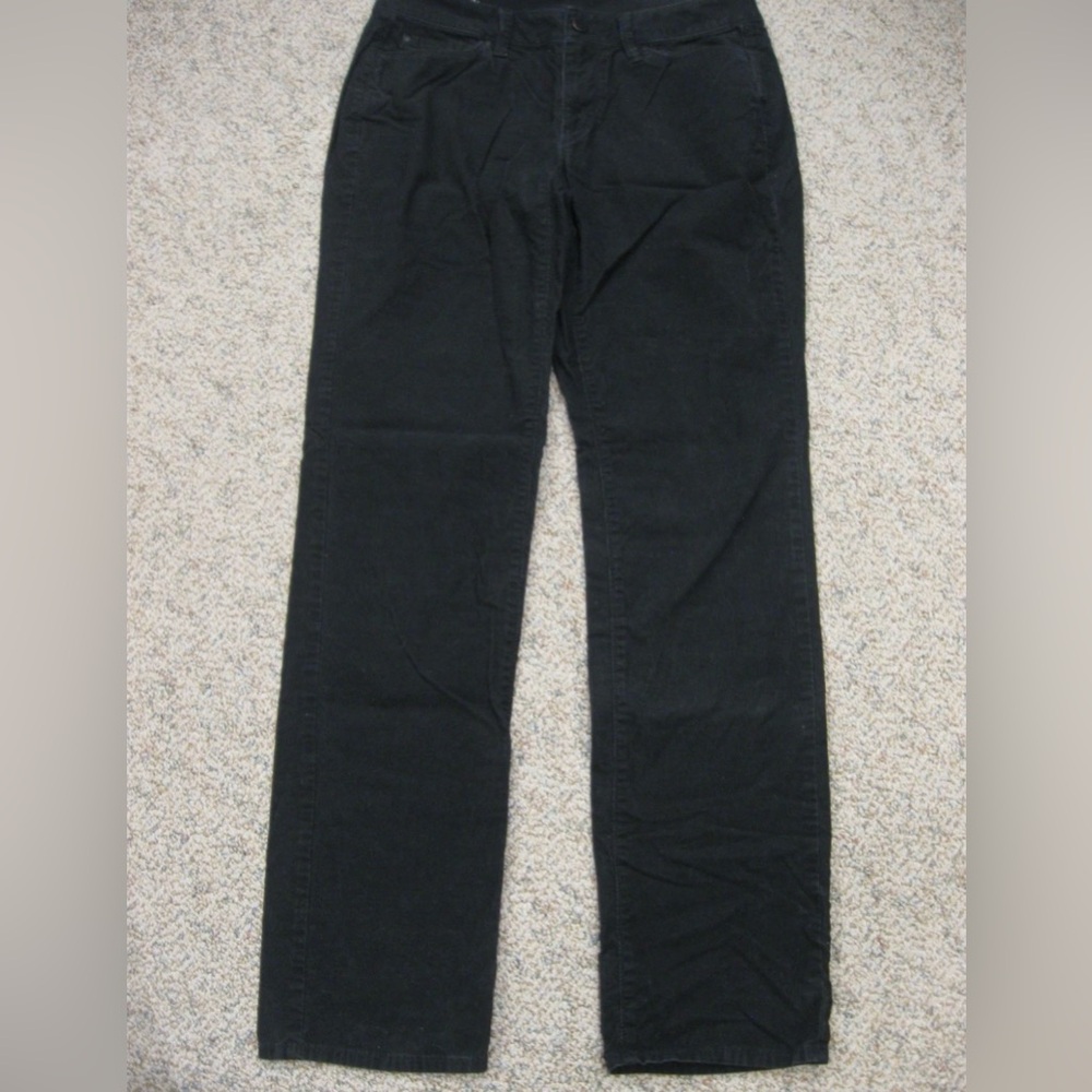 ANN TAYLOR Elegant Curvy Corduroy Trousers, Black, Size: 4, EUC